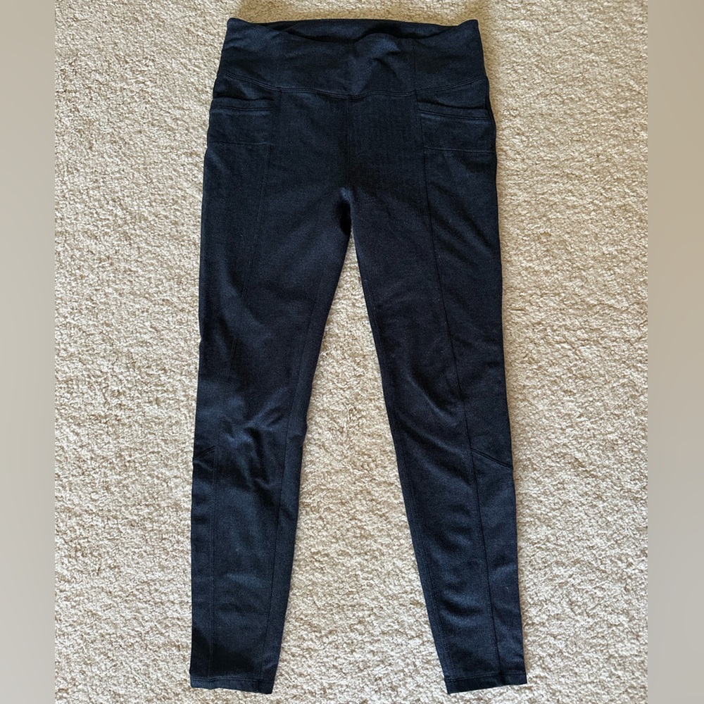 Athleta Leggings in Navy Blue